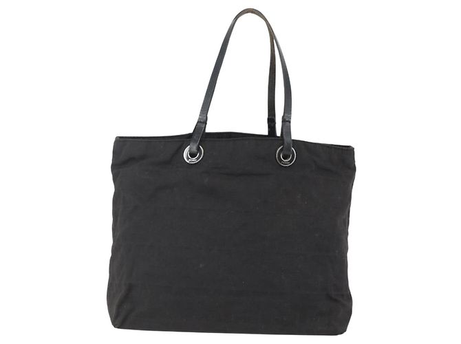 FENDI Zucca Canvas Handtasche Schwarz Auth ka757 - Ansicht 2