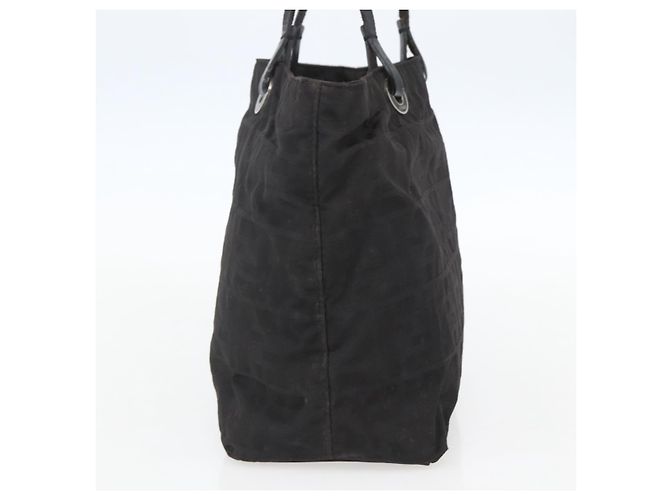 FENDI Zucca Canvas Handtasche Schwarz Auth ka757 - Ansicht 4