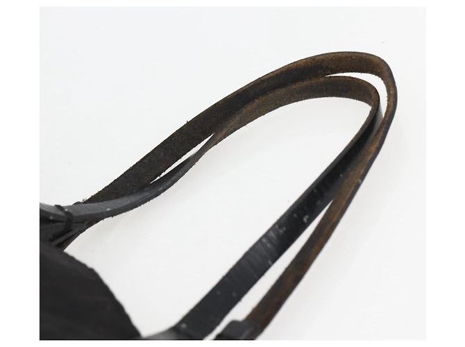 FENDI Zucca Canvas Handtasche Schwarz Auth ka757 - Ansicht 8