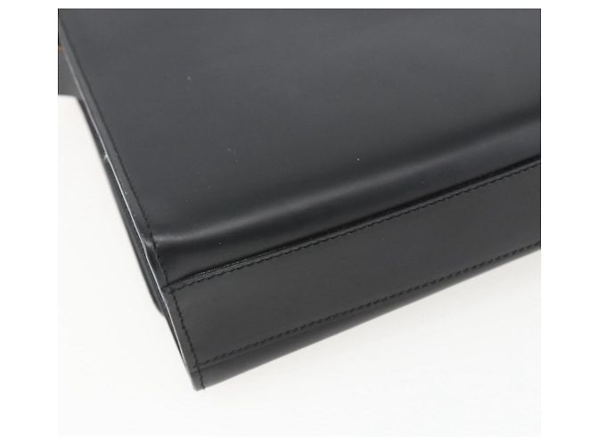 Borsa a Spalla in Pelle Nera e Argento GUCCI 001 3064 Auth 154471 Nero - vista 18