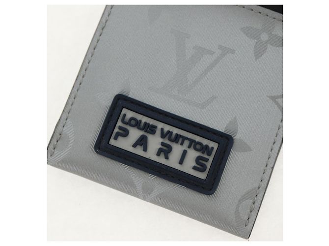 LOUIS VUITTON Pochette satellite Alpha Monogramma Argento M44178 LV Auth 156367M - vista 20