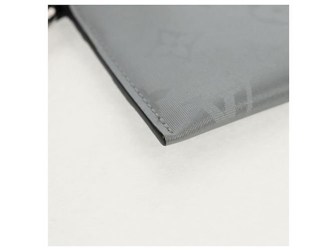 LOUIS VUITTON Pochette satellite Alpha Monogramma Argento M44178 LV Auth 156367M - vista 7