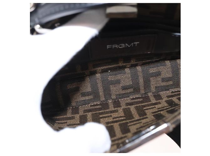 Zucca Borsa Peek A Boo 2way FENDI Pokmon Fragment Collaboration Marrone Auth 146549SM Nero Argento - vista 22
