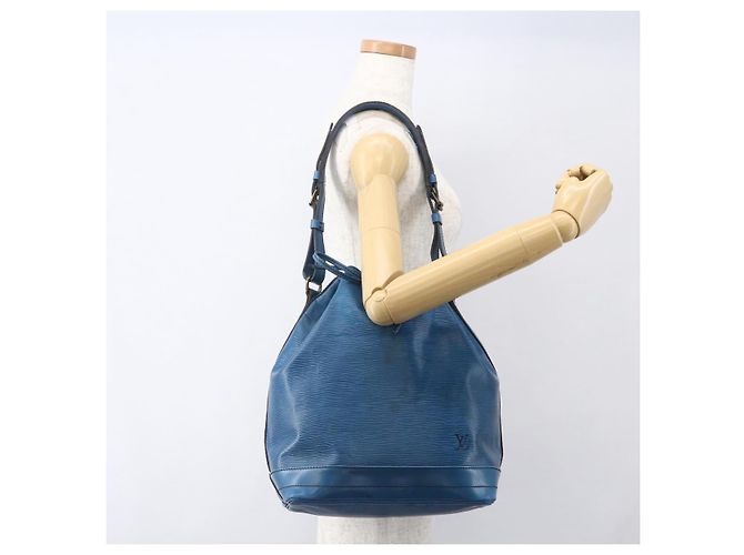 LOUIS VUITTON Borsa a Spalla Epi Noe Blu Toledo M44005 LV Auth 156330 - vista 22