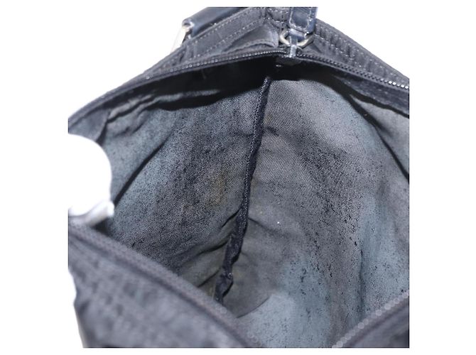 Borsa a Spalla PRADA Nylon Nero Argento Autentica 153649 - vista 19