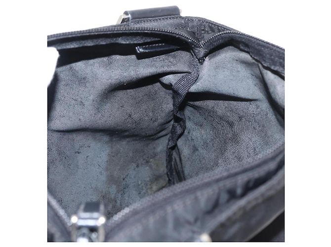 Borsa a Spalla PRADA Nylon Nero Argento Autentica 153649 - vista 20