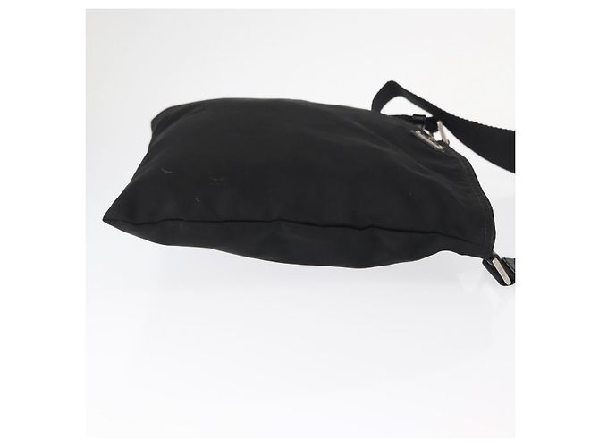 Borsa a Spalla PRADA Nylon Nero Argento Autentica 153649 - vista 3