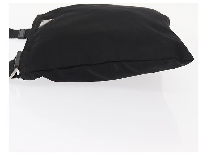 Borsa a Spalla PRADA Nylon Nero Argento Autentica 153649 - vista 4