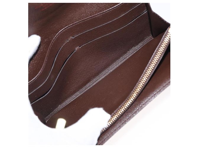 LOUIS VUITTON Sarah Langbörse Damier Ebene N60491 LV Auth 153662 - Ansicht 10
