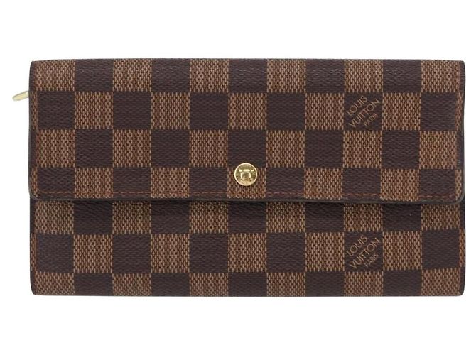 LOUIS VUITTON Sarah Langbörse Damier Ebene N60491 LV Auth 153662 - Ansicht 13