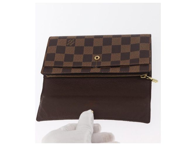 LOUIS VUITTON Sarah Langbörse Damier Ebene N60491 LV Auth 153662 - Ansicht 8
