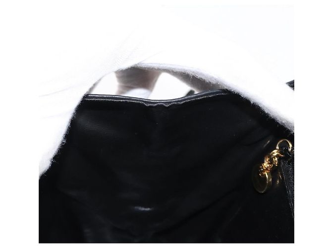 Salvatore Ferragamo Vala Hand Bag Suede 2way Black Gold Auth 156942 Golden - view 20