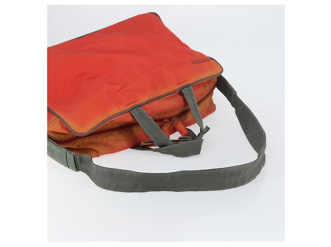 Prada Borsa Boston sportiva in nylon 2 in 1 rossa argento Auth 151448 Rosso - vista 9