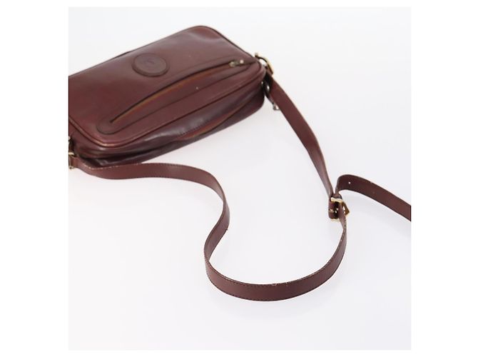 Cartier Borsa a Spalla Must Line in Pelle 4 Set Bordeaux Auth ki6207 Bordò - vista 10