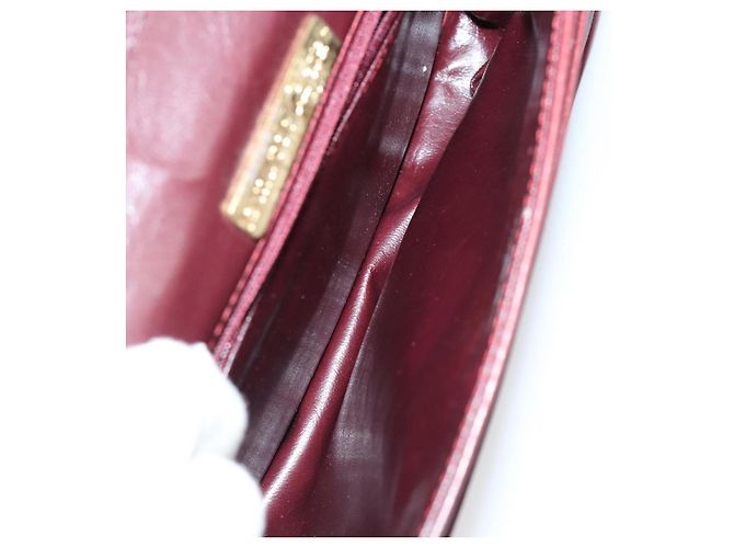 Cartier Borsa a Spalla Must Line in Pelle 4 Set Bordeaux Auth ki6207 Bordò - vista 25