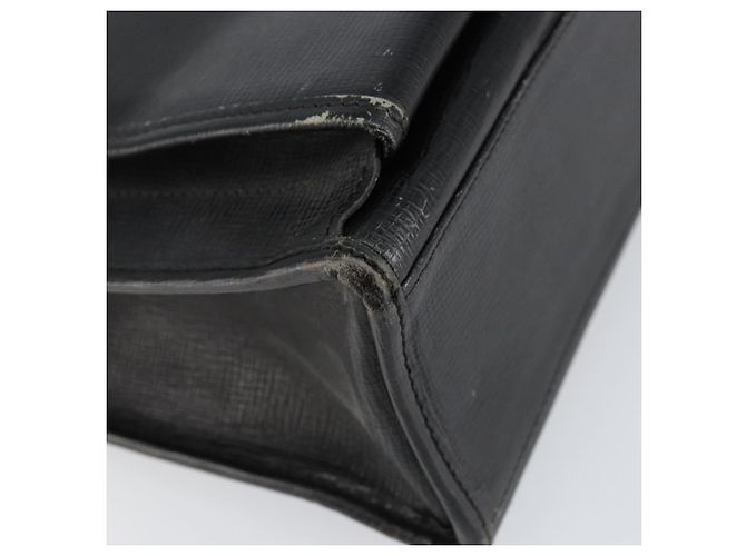 Céline Borsa a mano CELINE in pelle nera e oro Auth 154528 Nero D'oro - vista 15