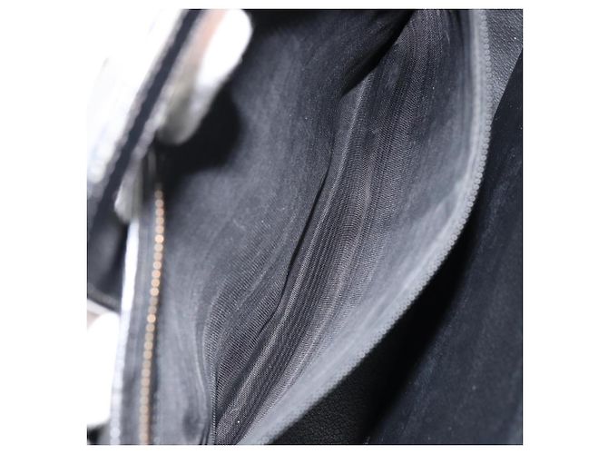 Céline Borsa a mano CELINE in pelle nera e oro Auth 154528 Nero D'oro - vista 22