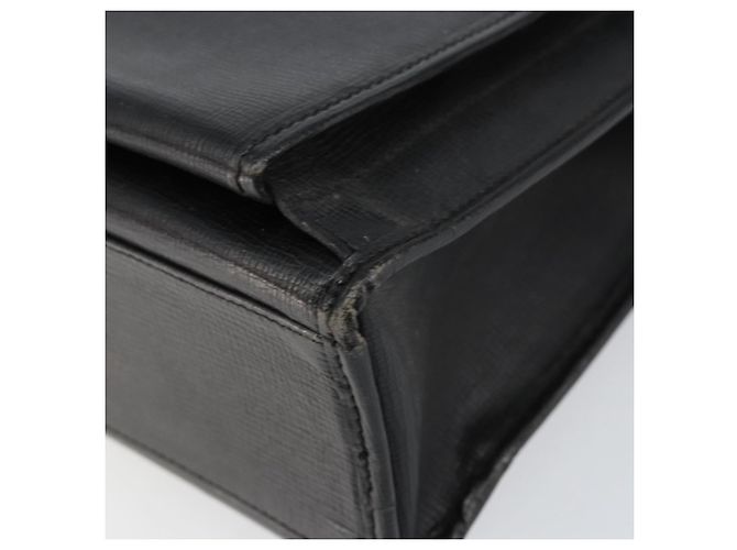 Céline Borsa a mano CELINE in pelle nera e oro Auth 154528 Nero D'oro - vista 8