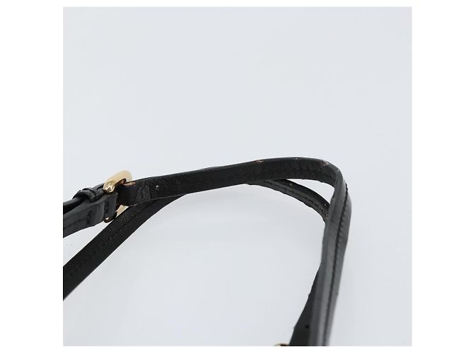 Borsa Tote Vala in pelle smaltata nera e oro Auth BA8230 di Salvatore Ferragamo Nero D'oro - vista 8
