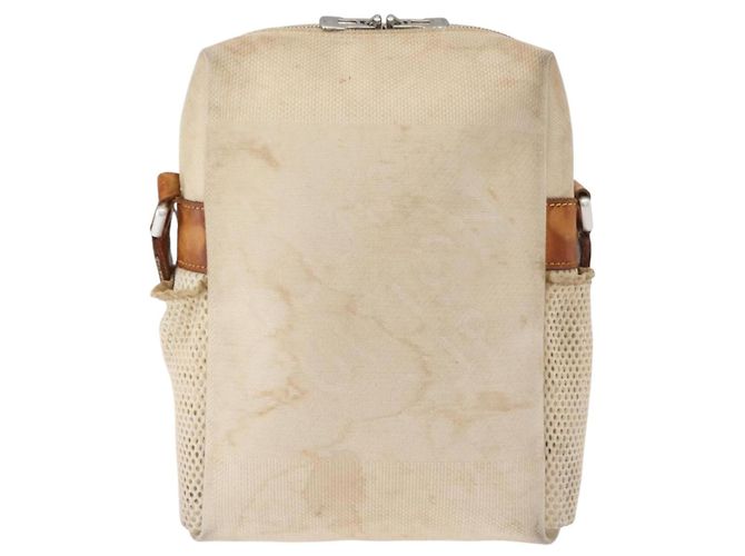 LOUIS VUITTON Borsa Weatherly LV Cup Damier Geant Bianca M80637 LV Auth 151732 Bianco - vista 13