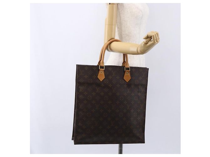 LOUIS VUITTON Borsa Sac Plat Monogram M51140 LV Auth 154802 Monogramma - vista 18