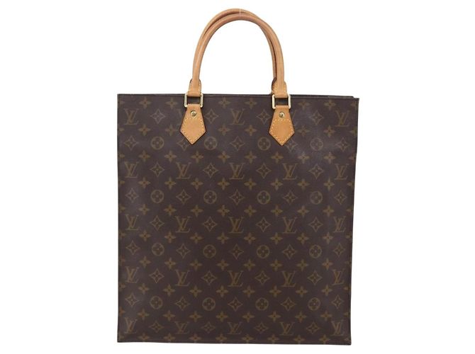 LOUIS VUITTON Borsa Sac Plat Monogram M51140 LV Auth 154802 Monogramma - vista 2