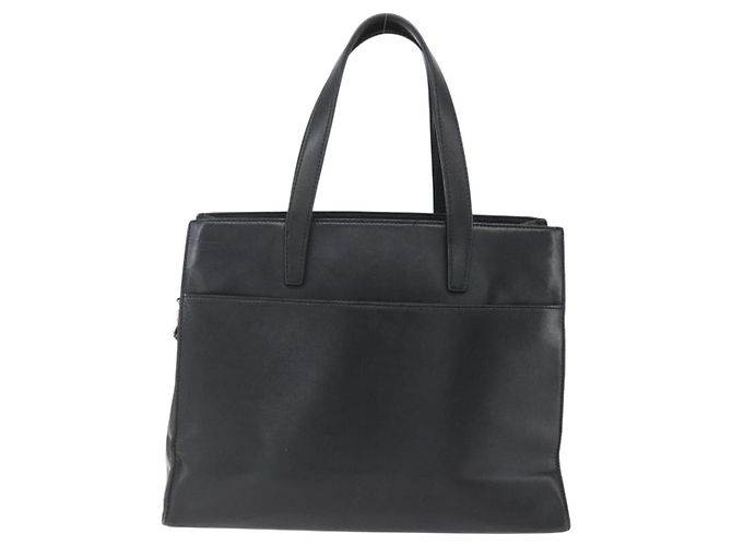 Borsa LOEWE in pelle 2 in 1 nera argento autentica 151766 Nero - vista 13