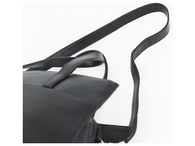 Borsa LOEWE in pelle 2 in 1 nera argento autentica 151766 Nero - vista 15