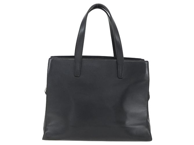 Borsa LOEWE in pelle 2 in 1 nera argento autentica 151766 Nero - vista 2