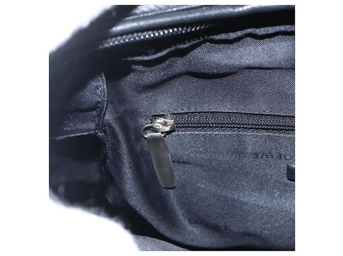 Borsa LOEWE in pelle 2 in 1 nera argento autentica 151766 Nero - vista 20