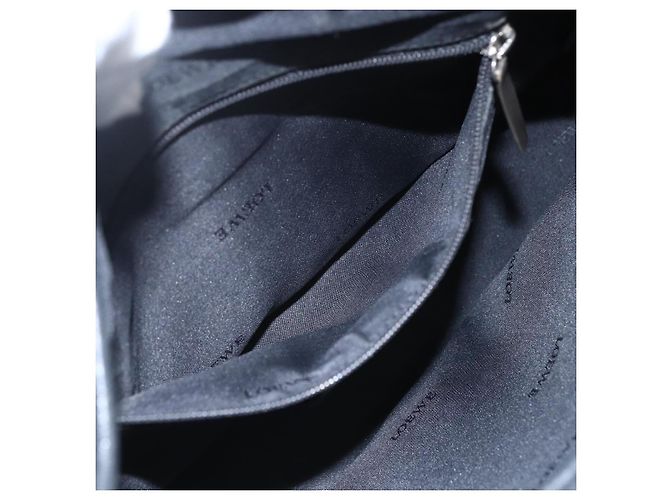 Borsa LOEWE in pelle 2 in 1 nera argento autentica 151766 Nero - vista 23