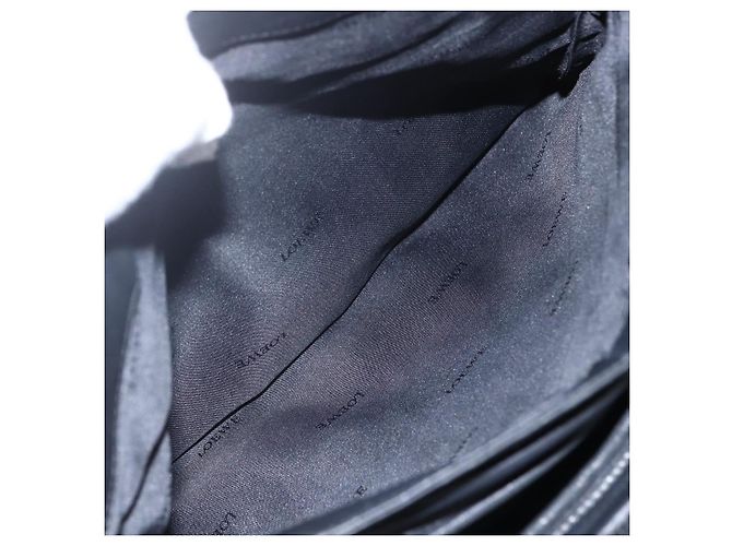 Borsa LOEWE in pelle 2 in 1 nera argento autentica 151766 Nero - vista 24