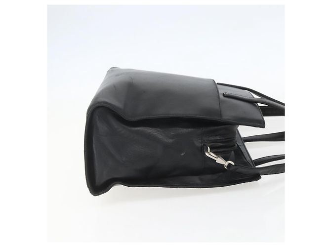 Borsa LOEWE in pelle 2 in 1 nera argento autentica 151766 Nero - vista 4