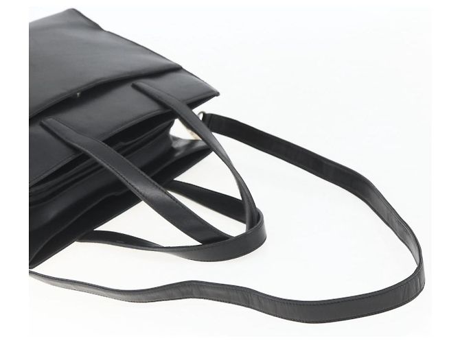 Borsa LOEWE in pelle 2 in 1 nera argento autentica 151766 Nero - vista 8