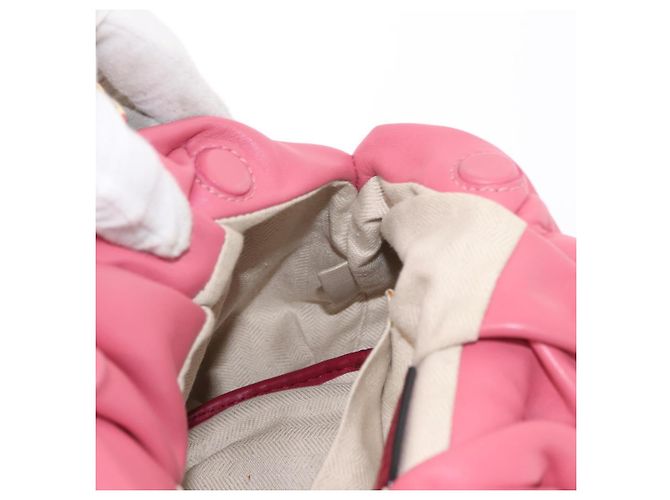 Borsa a mano LOEWE Bounce in pelle 2 in 1 Rosa Oro Auth 156019 D'oro - vista 21