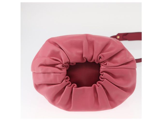 Borsa a mano LOEWE Bounce in pelle 2 in 1 Rosa Oro Auth 156019 D'oro - vista 5