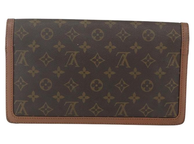 LOUIS VUITTON Pochette Dam GM Monogram Borsa Clutch M51810 LV Auth ka560 Monogramma - vista 2