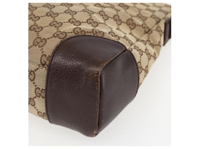 Borsa a Spalla GG Canvas Gucci Beige Argento 110054 Auth 151560 - vista 15