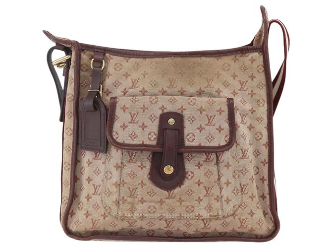 LOUIS VUITTON Mini Besace Monogram Mary Kate Borsa a Spalla Rossa M92321 Auth 155914 Rosso - vista 13