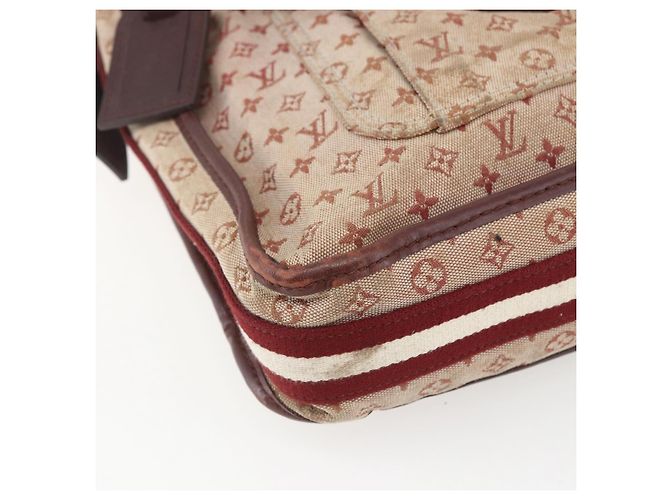 LOUIS VUITTON Mini Besace Monogram Mary Kate Borsa a Spalla Rossa M92321 Auth 155914 Rosso - vista 14