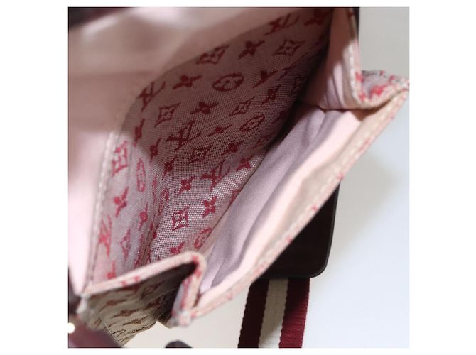 LOUIS VUITTON Mini Besace Monogram Mary Kate Borsa a Spalla Rossa M92321 Auth 155914 Rosso - vista 22