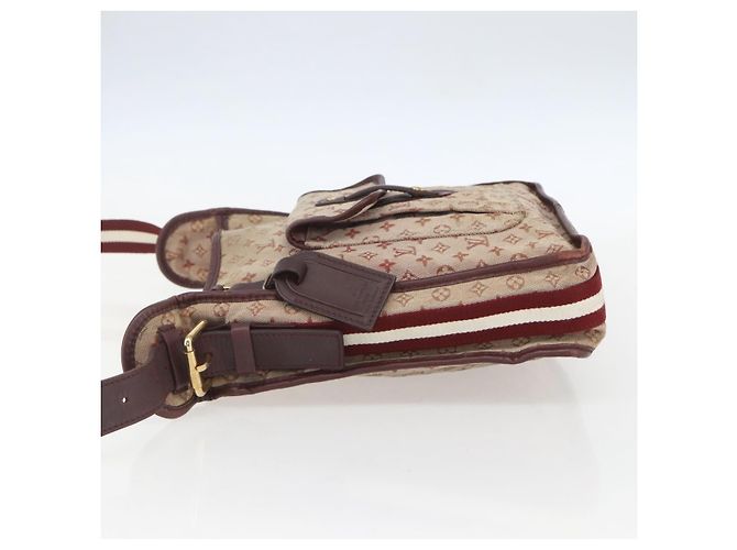 LOUIS VUITTON Mini Besace Monogram Mary Kate Borsa a Spalla Rossa M92321 Auth 155914 Rosso - vista 3