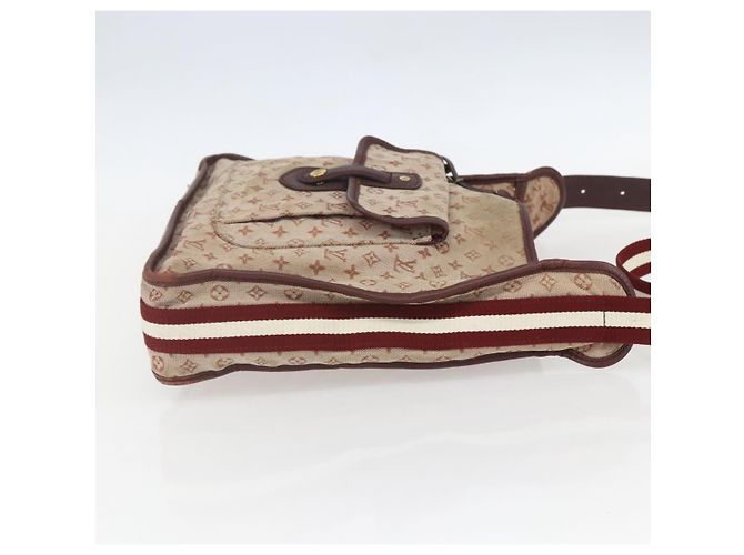 LOUIS VUITTON Mini Besace Monogram Mary Kate Borsa a Spalla Rossa M92321 Auth 155914 Rosso - vista 4
