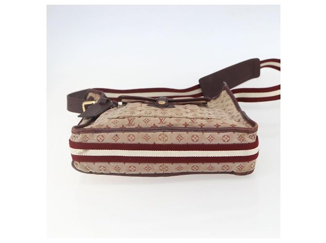LOUIS VUITTON Mini Besace Monogram Mary Kate Borsa a Spalla Rossa M92321 Auth 155914 Rosso - vista 5