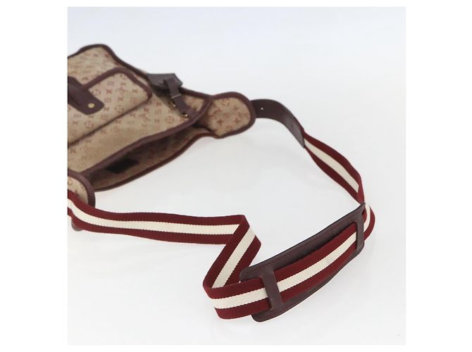 LOUIS VUITTON Mini Besace Monogram Mary Kate Borsa a Spalla Rossa M92321 Auth 155914 Rosso - vista 7