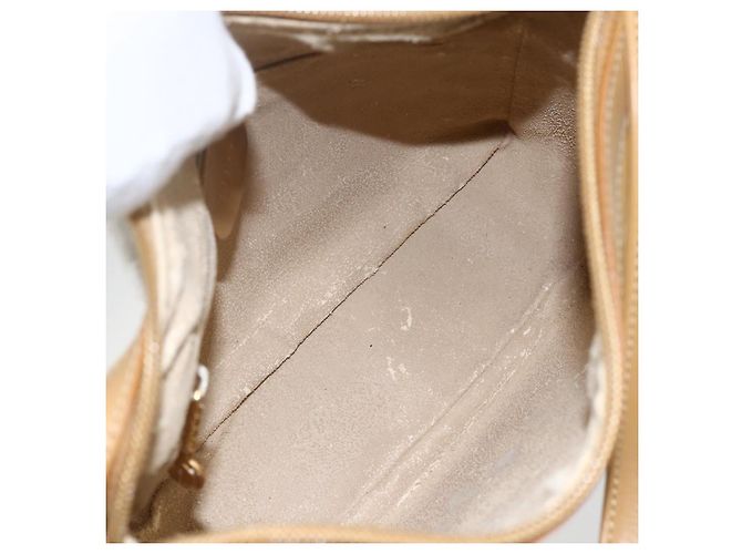 Borsa a Spalla GUCCI Camoscio Oro Beige Auth 156886 D'oro - vista 11