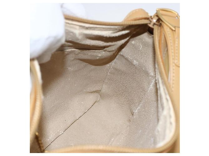 Borsa a Spalla GUCCI Camoscio Oro Beige Auth 156886 D'oro - vista 20