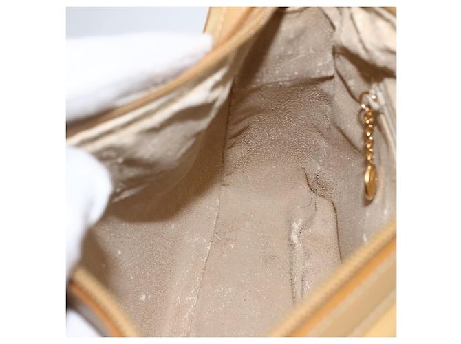 Borsa a Spalla GUCCI Camoscio Oro Beige Auth 156886 D'oro - vista 21
