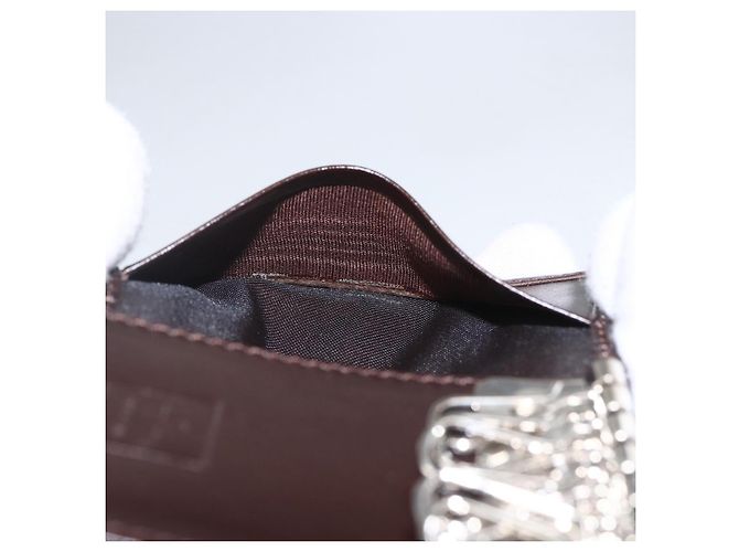 FENDI Zucca Canvas Key Case Brown Black Auth am9981V - view 18