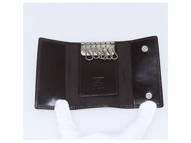 FENDI Zucca Canvas Key Case Brown Black Auth am9981V - view 8
